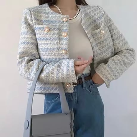 ブルーツイードジャケット