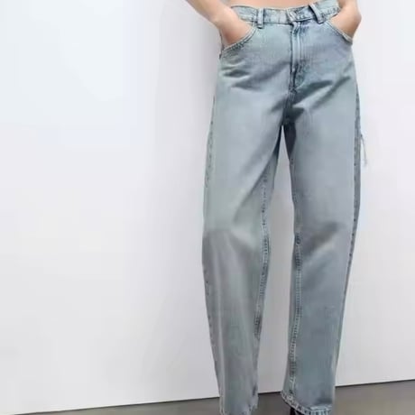 バッククラッシュデニムパンツ