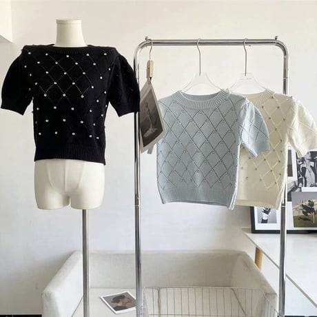 クロスストーン サマーニット 3色展開