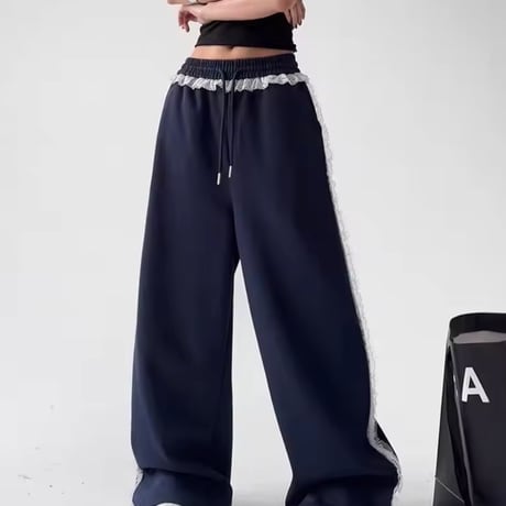 フリルスウェットパンツ 3色展開