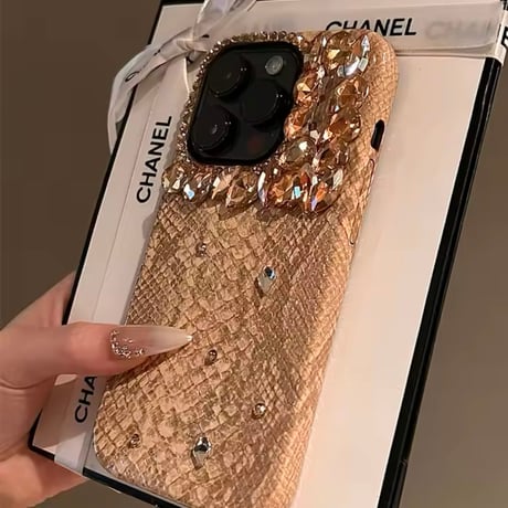 パイソンビジューiPhoneケース