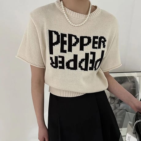 PEPPER サマーニット 2色展開