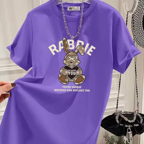 RABBIEオーバーTシャツ 7色展開