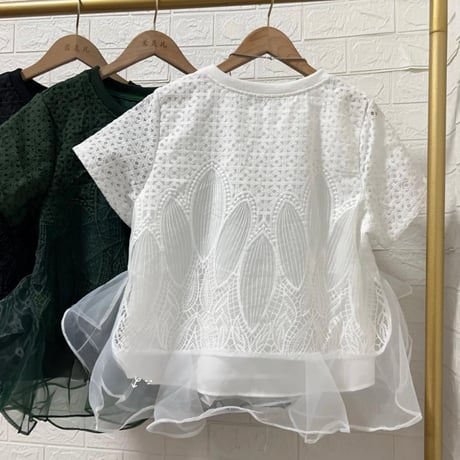アウトメッシュ シアートップス 3色展開