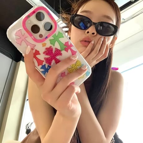 カラフルクロスiPhoneケース