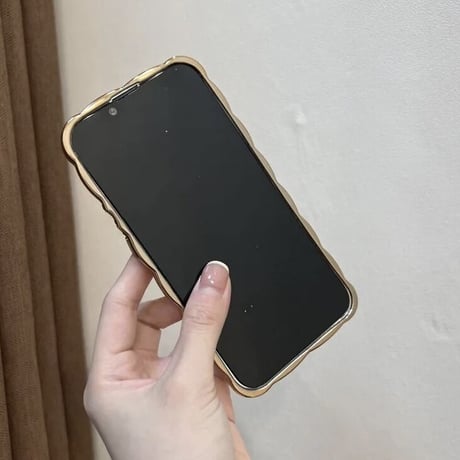 ゴールドハートクリスタル iPhoneケース