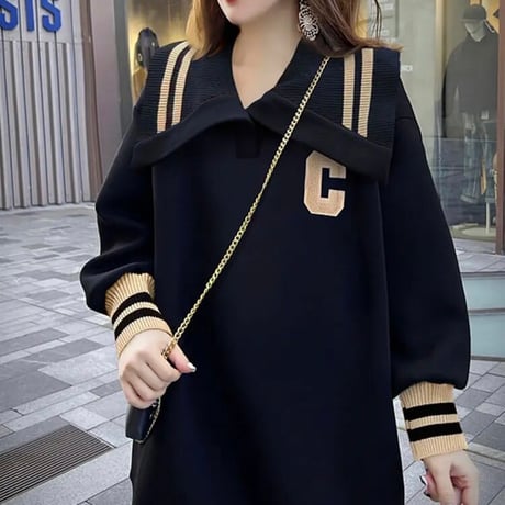 ダブルライン Cワッペンワンピース