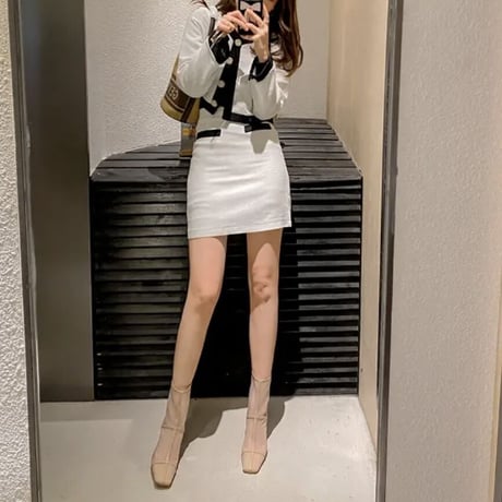 カウレザークロス シースルーブーティ 2色展開
