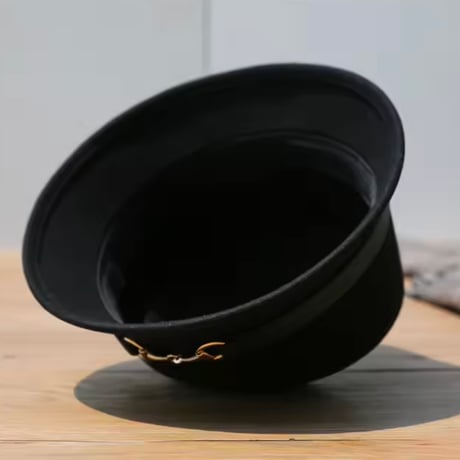 ゴールドバックルウールバケットハット 2色展開