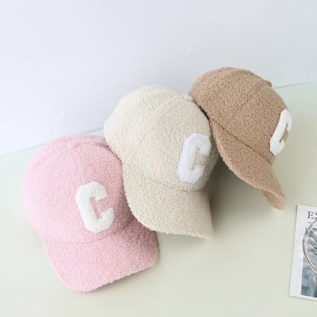 Cワッペン ベアーキャップ 7色展開