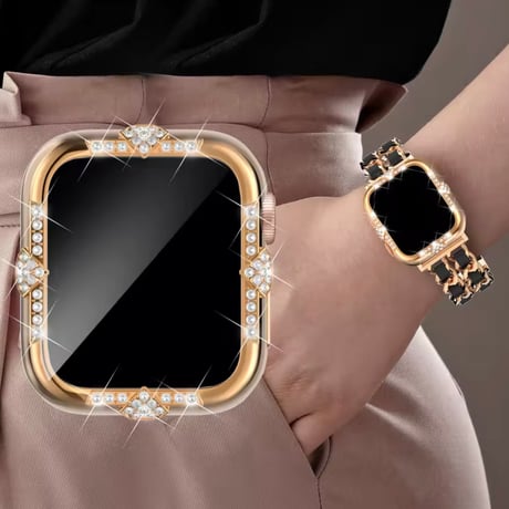 Applewatch クリスタルカバー 5色展開