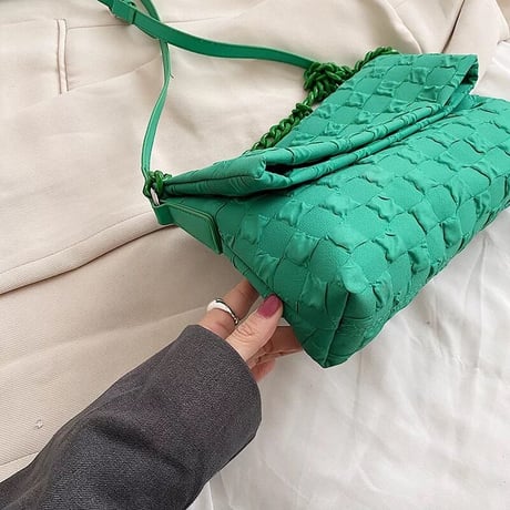 ブロックデザイン ショルダーバッグ 4色展開