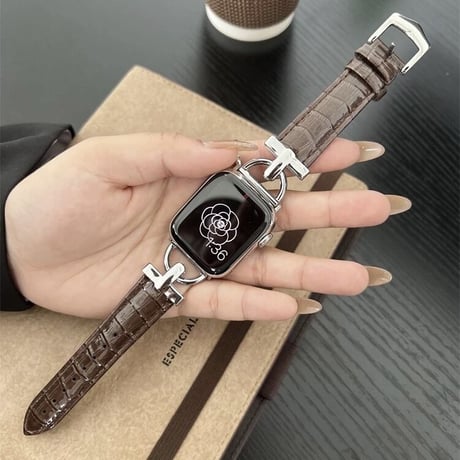 アップルウォッチ メタルレザーバンド 5色展開
