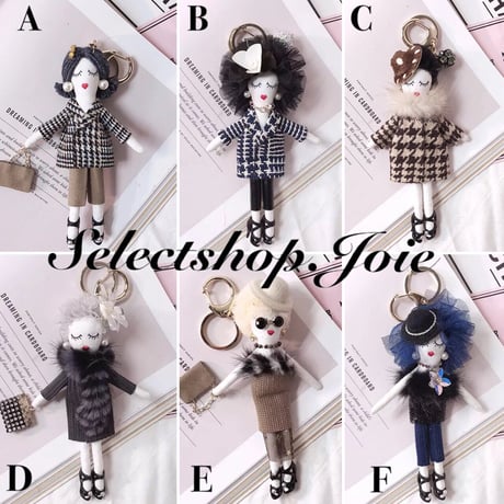 ファッションガールズバッグチャーム 6色展開