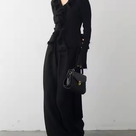 フリルニットセットアップ 4色展開
