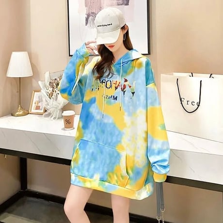 バックスマイル マーブルパーカー 3色展開