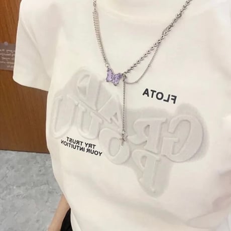 3DレターショートTシャツ