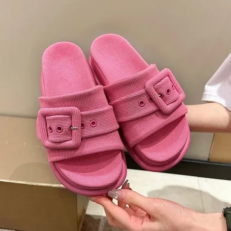 ベルトデザイン カジュアルサンダル 3色展開