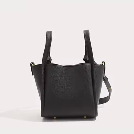 クラシックレザーハンドバッグ 3色展開