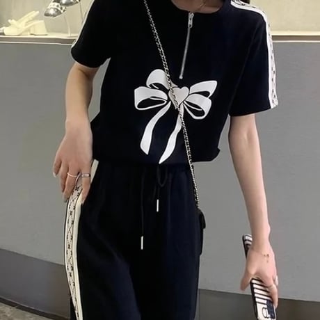 カジュアルリボン セットアップ
