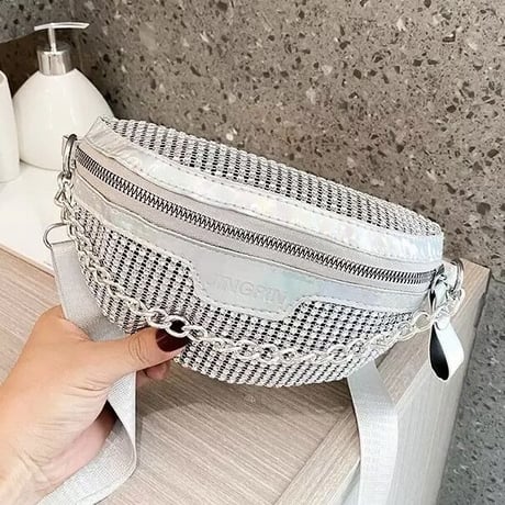 クリスタルストーン ボディバッグ 2色展開