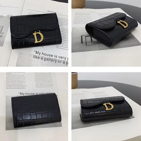 Dモチーフ ミニウォレット 6色展開