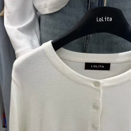 リボンステッチカーディガン 3色展開