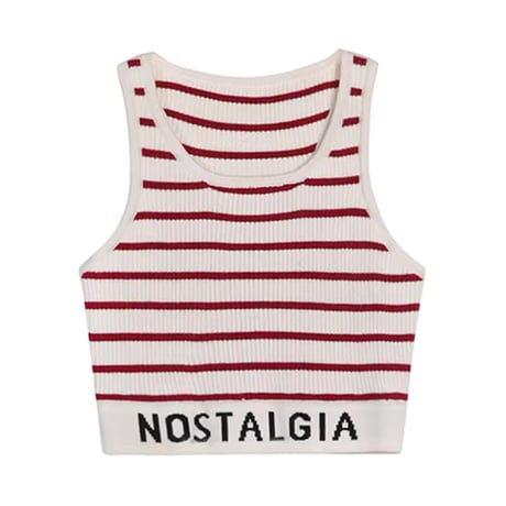 NOSTALGIAショートトップス 3色展開
