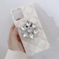 ビッグビジューフラワー iPhoneケース
