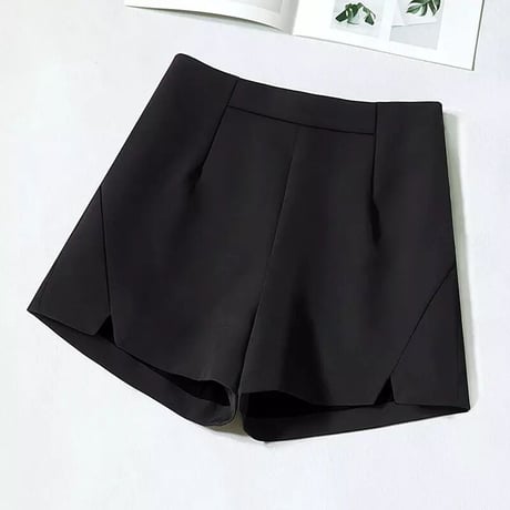 ハイウエストスリット ショートパンツ 2色展開