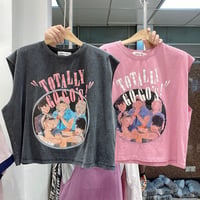 【DarkgrayMサイズ即納】レトロガールズ タンクトップ 3色展開