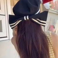 ビッグリボンストライプベレー 3色展開