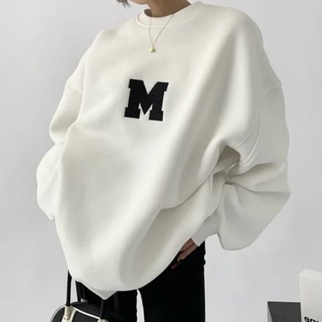 レターステッチ オーバースウェット 3色展開