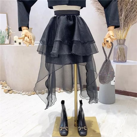 ビジュージャケット メッシュスカートセット