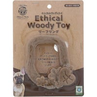 【アドメイト】犬用おもちゃ エシカルメイト ウッディトイ リーフリング