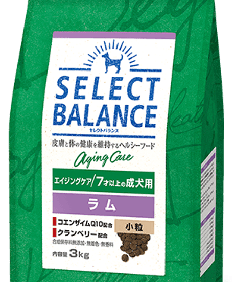 セレクトバランス エイジングケア ラム3kg | ペットグッズモールOneDo