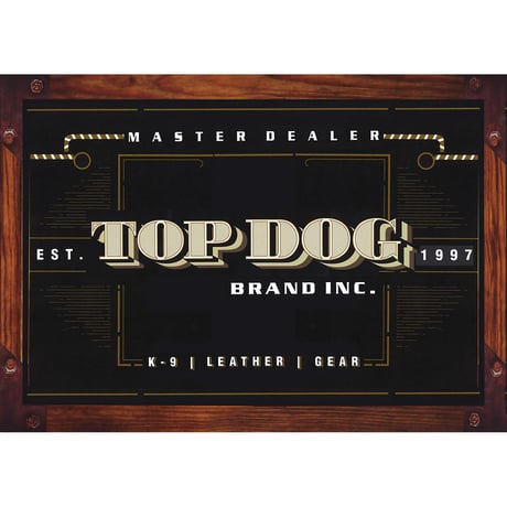 TOP DOG スパイク 首輪2　【24サイズ】