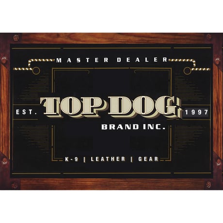 TOP DOG スパイク 首輪2　【22サイズ】