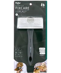 犬猫用 FIXCARE ピン先が優しく握りやすい ソフトスリッカーブラシ S