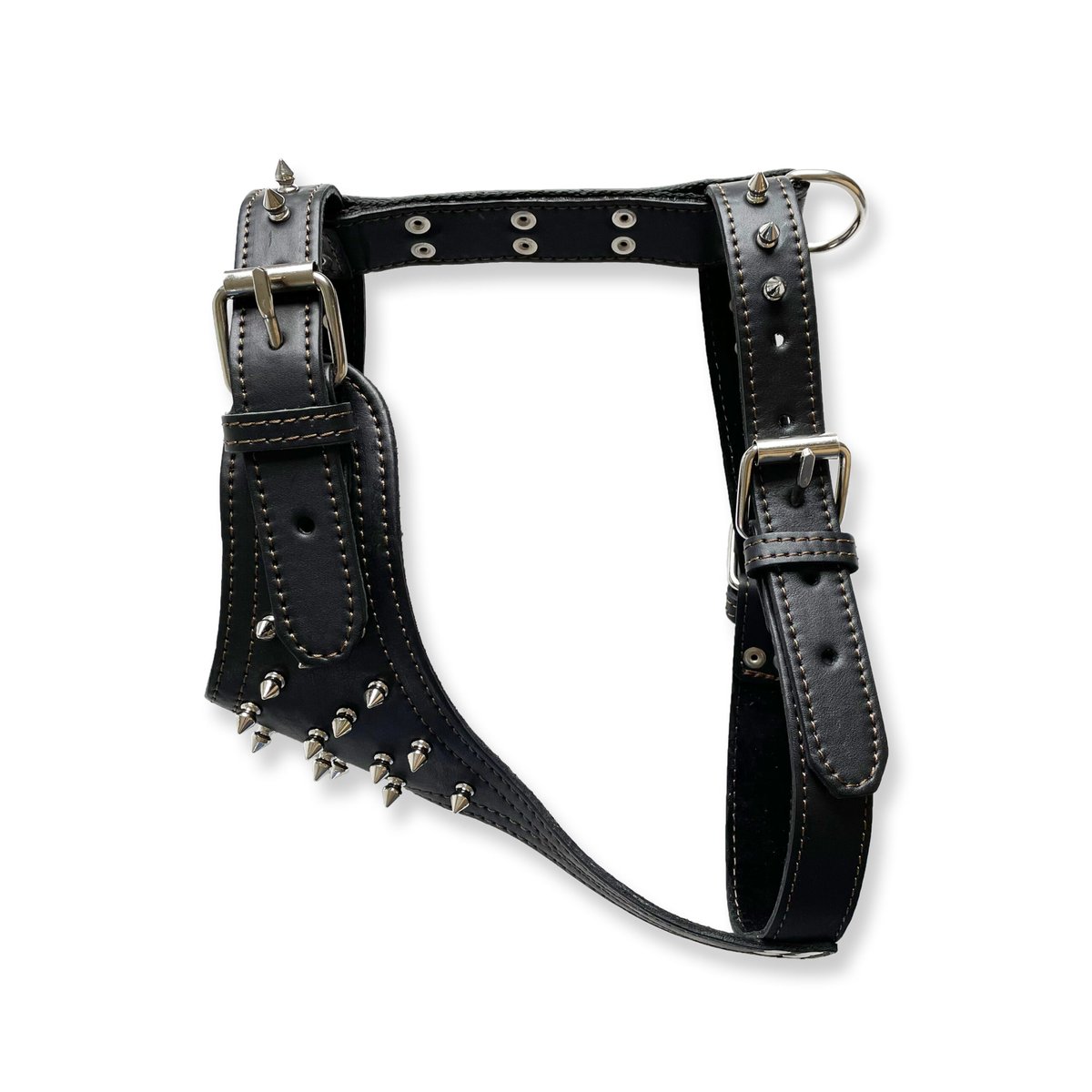 TOP DOG スパイク ハーネス ブラック M | ペットグッズモールOneDo