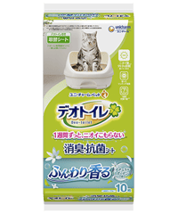 デオトイレふんわり香る消臭抗菌シ－トナチュラルソ－プの香り１０枚ＮＥＷ
