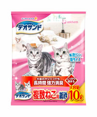 デオサンド 複数ねこ用紙砂 10L