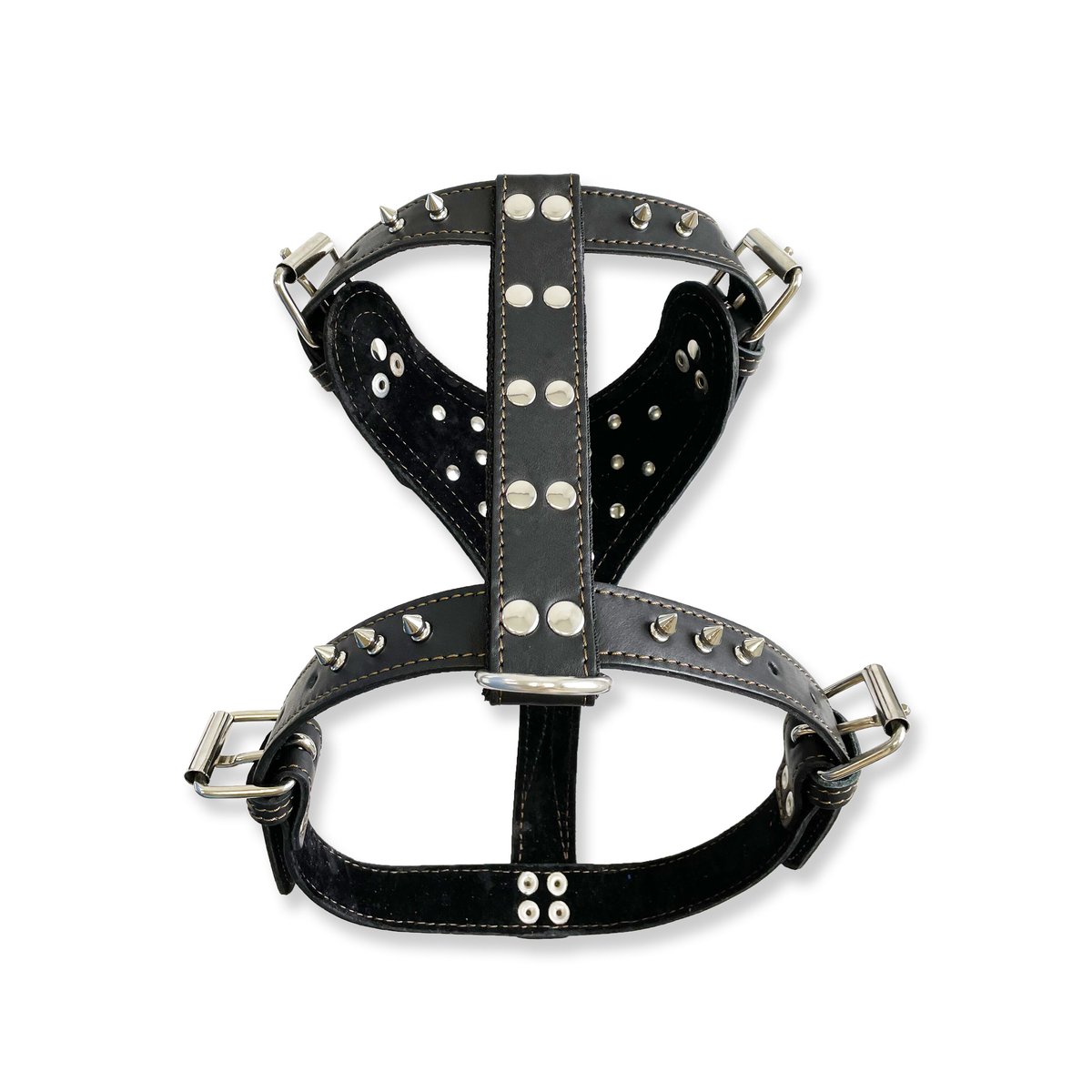 TOP DOG スパイク ハーネス ブラック M | ペットグッズモールOneDo