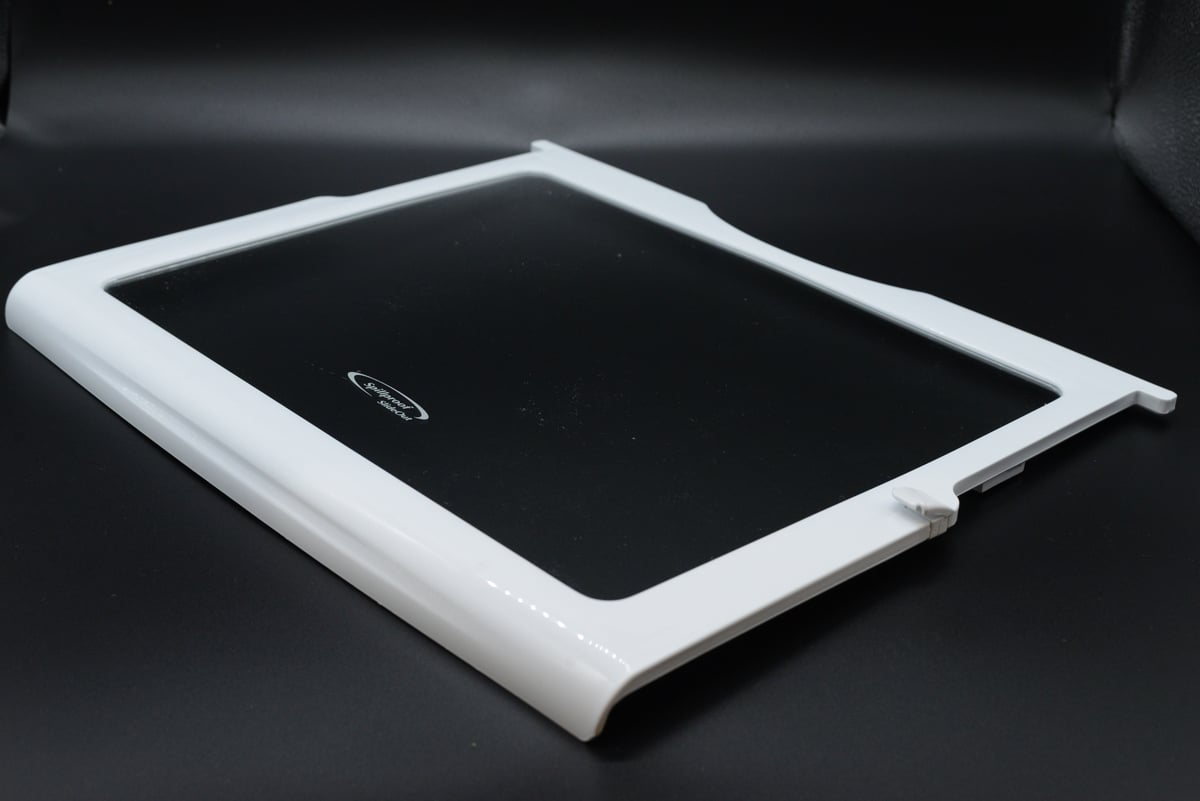 ホワイト冷蔵庫 ガラス棚付き fit=scale-down,w=1200