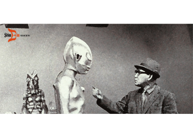 円谷英二氏とウルトラマン」 キャンバスクロニクルアート | シンビン