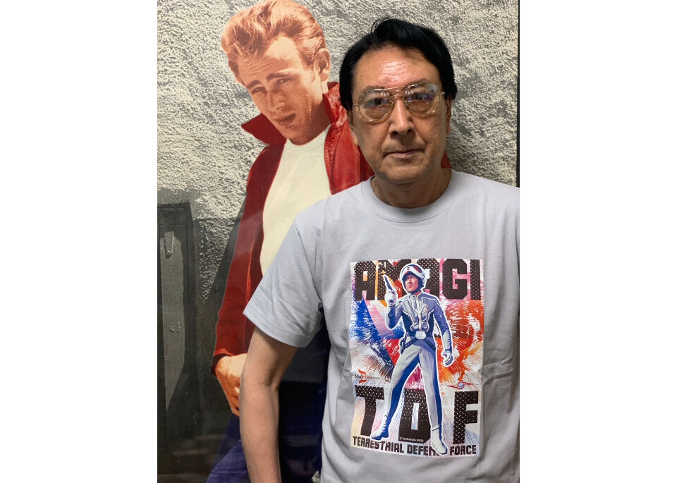 特捜エクシードラフト 出演者サイン入りTシャツ アマギ隊員」Tシャツ（古谷敏直筆サイン入り） | シンビンショップ