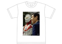 ウルトラマン 古谷敏 サイン入り Tシャツ Lサイズ 公式 M1号 ウルトラマン×古谷敏 」Tシャツ/Atype（古谷敏直筆サイン入り
