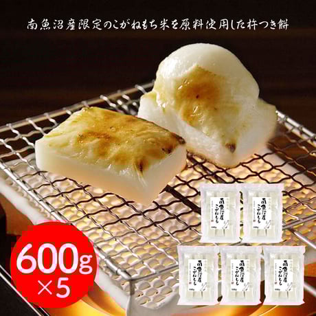 新潟 雪蔵氷温熟成 南魚沼産こがねもち 600g×5