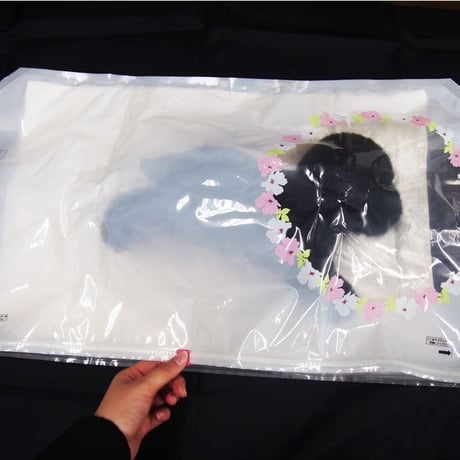 【ミニ数珠付きなお得なセット】ペット用棺（ひつぎ） 天使のつばさ　Sサイズ