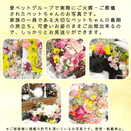 【Mサイズ】愛ペット限定　天使のおくるみ with 手作りミニ数珠SET ペット用お棺